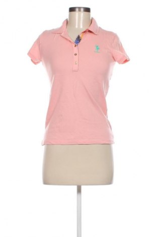 Γυναικείο t-shirt U.S. Polo Assn., Μέγεθος S, Χρώμα Ρόζ , Τιμή 20,97 €