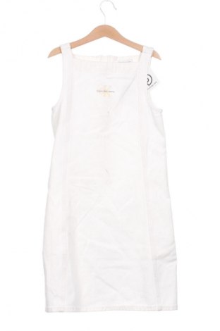 Rochie pentru copii Calvin Klein Jeans, Mărime 8-9y/ 134-140 cm, Culoare Alb, Preț 304,99 Lei