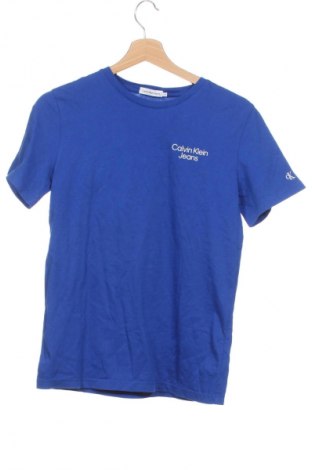 Dětské tričko  Calvin Klein Jeans, Velikost 13-14y/ 164-168 cm, Barva Modrá, Cena  569,00 Kč