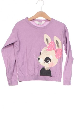 Kinderpullover H&M, Größe 4-5y/ 110-116 cm, Farbe Lila, Preis 11,99 €