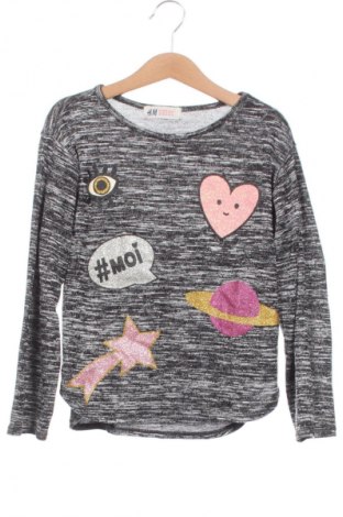 Kinderpullover H&M, Größe 6-7y/ 122-128 cm, Farbe Grau, Preis € 5,99