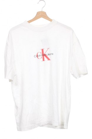 Herren T-Shirt Calvin Klein Jeans, Größe XS, Farbe Weiß, Preis € 53,99