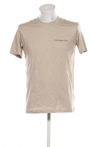 Herren T-Shirt Calvin Klein Jeans, Größe M, Farbe Beige, Preis € 57,99