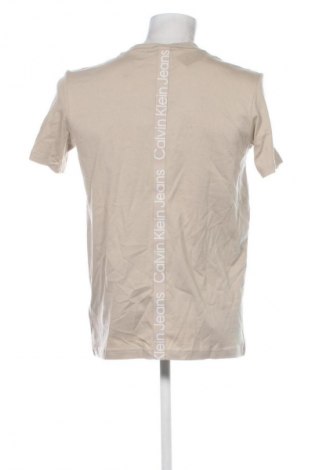 Tricou de bărbați Calvin Klein Jeans, Mărime M, Culoare Bej, Preț 125,99 Lei