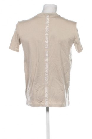 Tricou de bărbați Calvin Klein Jeans, Mărime M, Culoare Bej, Preț 120,99 Lei