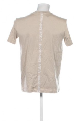 Herren T-Shirt Calvin Klein Jeans, Größe M, Farbe Beige, Preis € 31,99