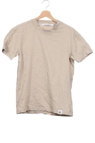 Męski T-shirt Calvin Klein Jeans, Rozmiar XS, Kolor Beżowy, Cena 268,99 zł