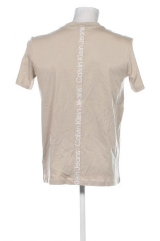 Herren T-Shirt Calvin Klein Jeans, Größe M, Farbe Beige, Preis € 30,99