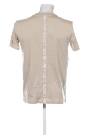 Tricou de bărbați Calvin Klein Jeans, Mărime M, Culoare Bej, Preț 174,99 Lei