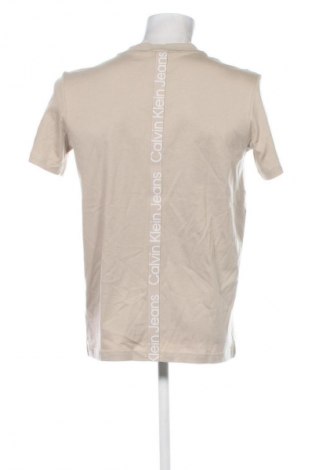 Tricou de bărbați Calvin Klein Jeans, Mărime M, Culoare Bej, Preț 107,99 Lei
