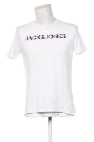 Ανδρικό t-shirt Jack & Jones, Μέγεθος L, Χρώμα Λευκό, Τιμή 9,21 €