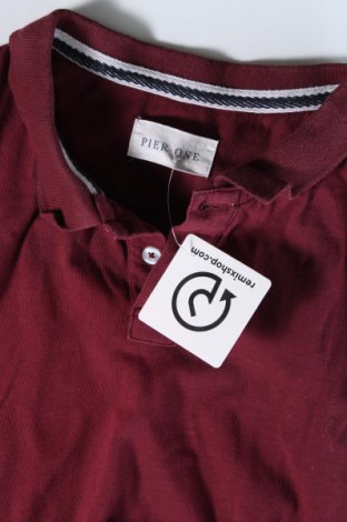 Herren T-Shirt Pier One, Größe L, Farbe Rot, Preis € 10,00