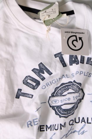 Ανδρικό t-shirt Tom Tailor, Μέγεθος S, Χρώμα Λευκό, Τιμή 11,99 €