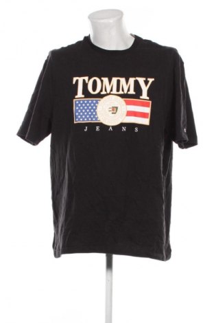 Tricou de bărbați Tommy Jeans, Mărime L, Culoare Negru, Preț 84,78 Lei