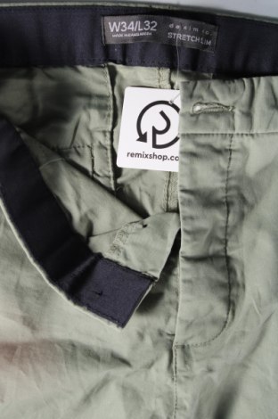 Pánske nohavice  Denim Co., Veľkosť L, Farba Zelená, Cena  7,95 €