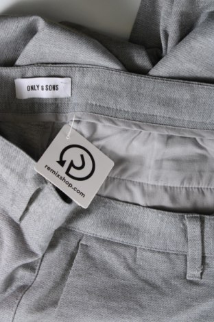 Herrenhose Only & Sons, Größe L, Farbe Grau, Preis € 27,99