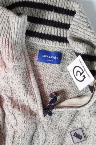 Мъжки пуловер Jack & Jones, Размер L, Цвят Сив, Цена 41,99 лв.