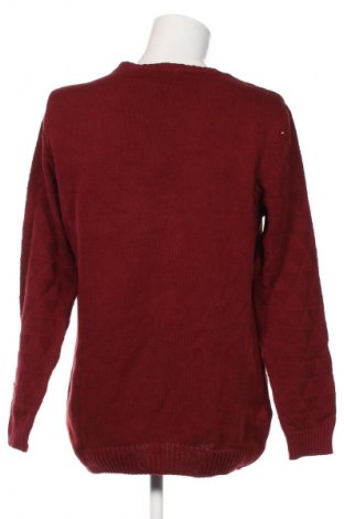 Męski sweter Jean Pascale, Rozmiar XXL, Kolor Czerwony, Cena 34,99 zł