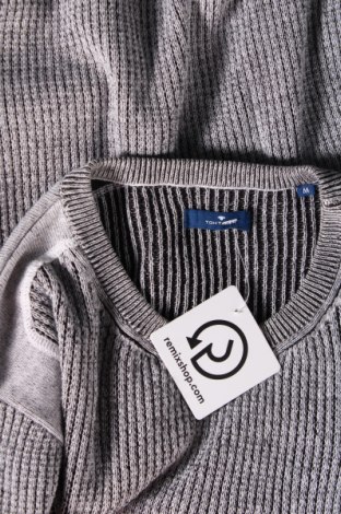 Herrenpullover Tom Tailor, Größe M, Farbe Grau, Preis 17,99 €