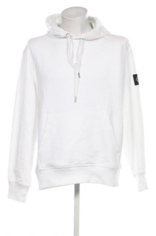 Herren Sweatshirt Calvin Klein Jeans, Größe XL, Farbe Weiß, Preis 51,99 €