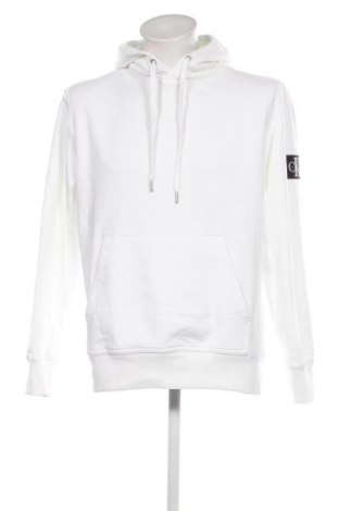 Hanorac de bărbați Calvin Klein Jeans, Mărime L, Culoare Alb, Preț 539,99 Lei
