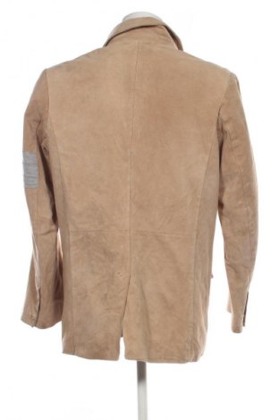 Herren Lederjacke, Größe L, Farbe Beige, Preis € 30,99