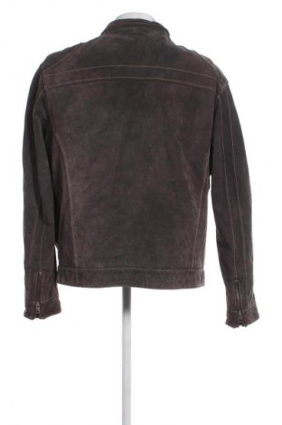 Herren Lederjacke Angelo Litrico, Größe 3XL, Farbe Grau, Preis 46,99 €