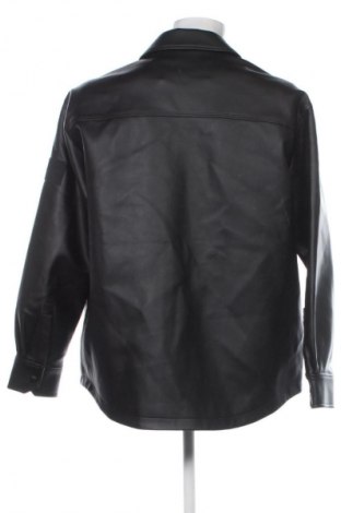 Herren Lederjacke Calvin Klein Jeans, Größe L, Farbe Schwarz, Preis € 209,99
