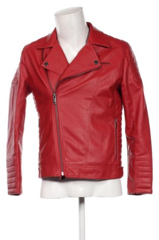 Herren Lederjacke LC Waikiki, Größe M, Farbe Rot, Preis 25,06 €