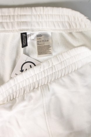 Pánske termo tepláky  H&M Divided, Veľkosť XL, Farba Biela, Cena  16,95 €