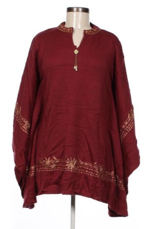 Poncho, Größe L, Farbe Rot, Preis € 4,99