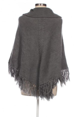 Poncho Yessica, Größe M, Farbe Grau, Preis € 3,99