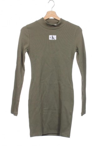 Kleid Calvin Klein Jeans, Größe XS, Farbe Grün, Preis € 56,99
