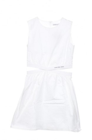 Kleid Calvin Klein Jeans, Größe XXS, Farbe Weiß, Preis 114,99 €