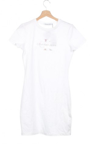 Sukienka Calvin Klein Jeans, Rozmiar XS, Kolor Biały, Cena 223,99 zł