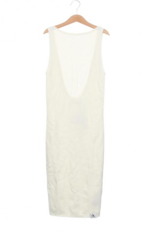 Kleid Calvin Klein Jeans, Größe XS, Farbe Weiß, Preis 53,99 €