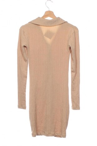 Kleid NA-KD, Größe XS, Farbe Beige, Preis € 17,99