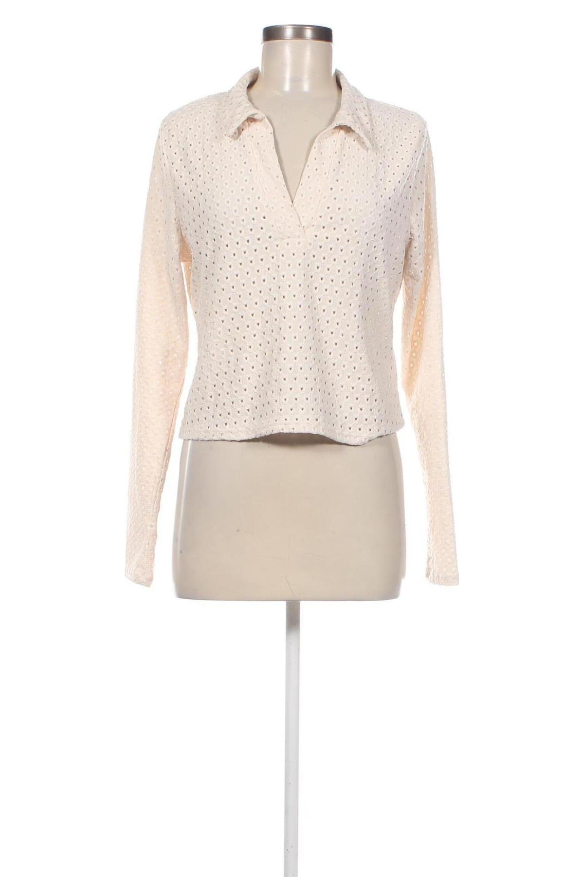 Damen Shirt H&M, Größe L, Farbe Beige, Preis 6,99 €