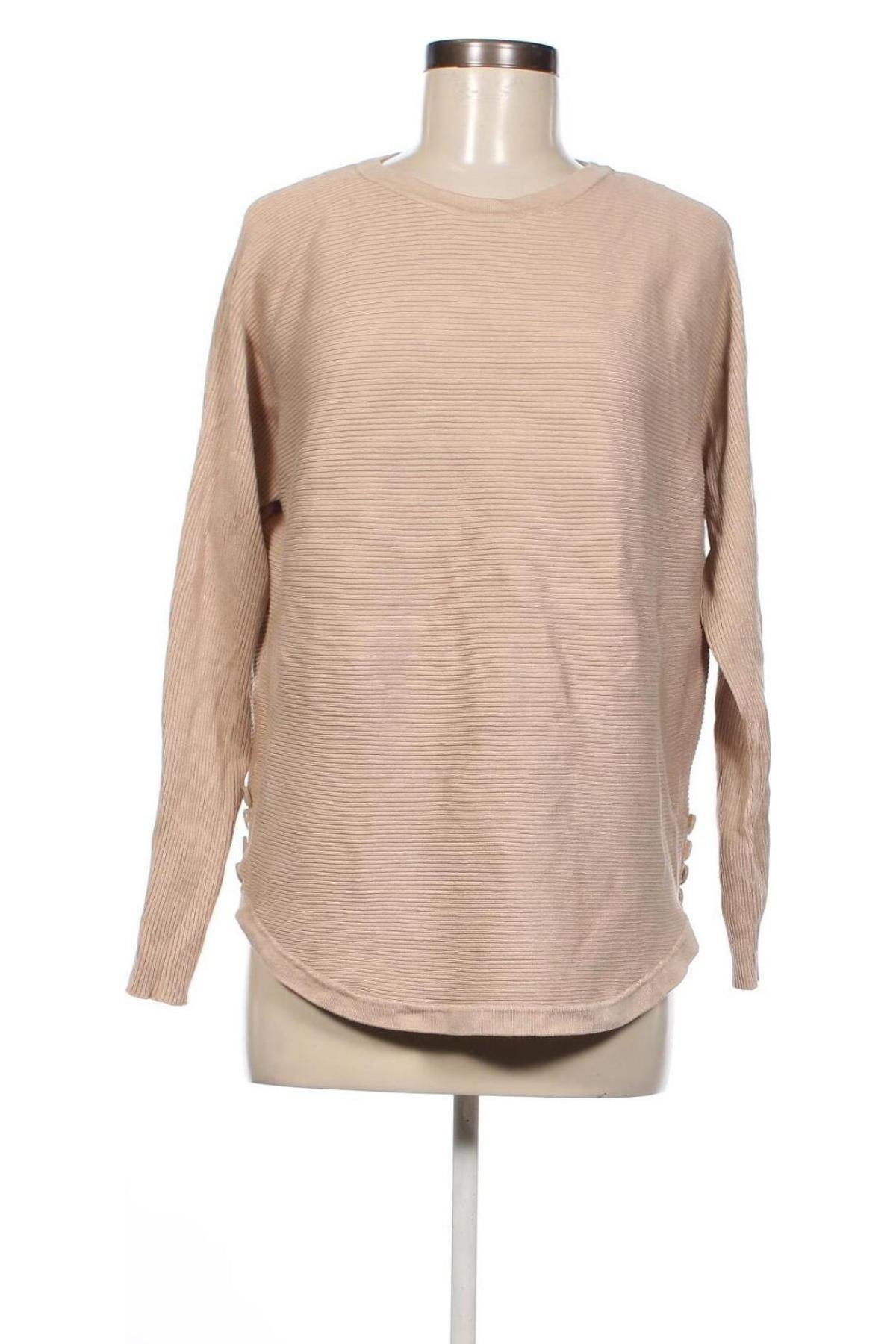 Damen Shirt Rockmans, Größe S, Farbe Beige, Preis 23,99 €