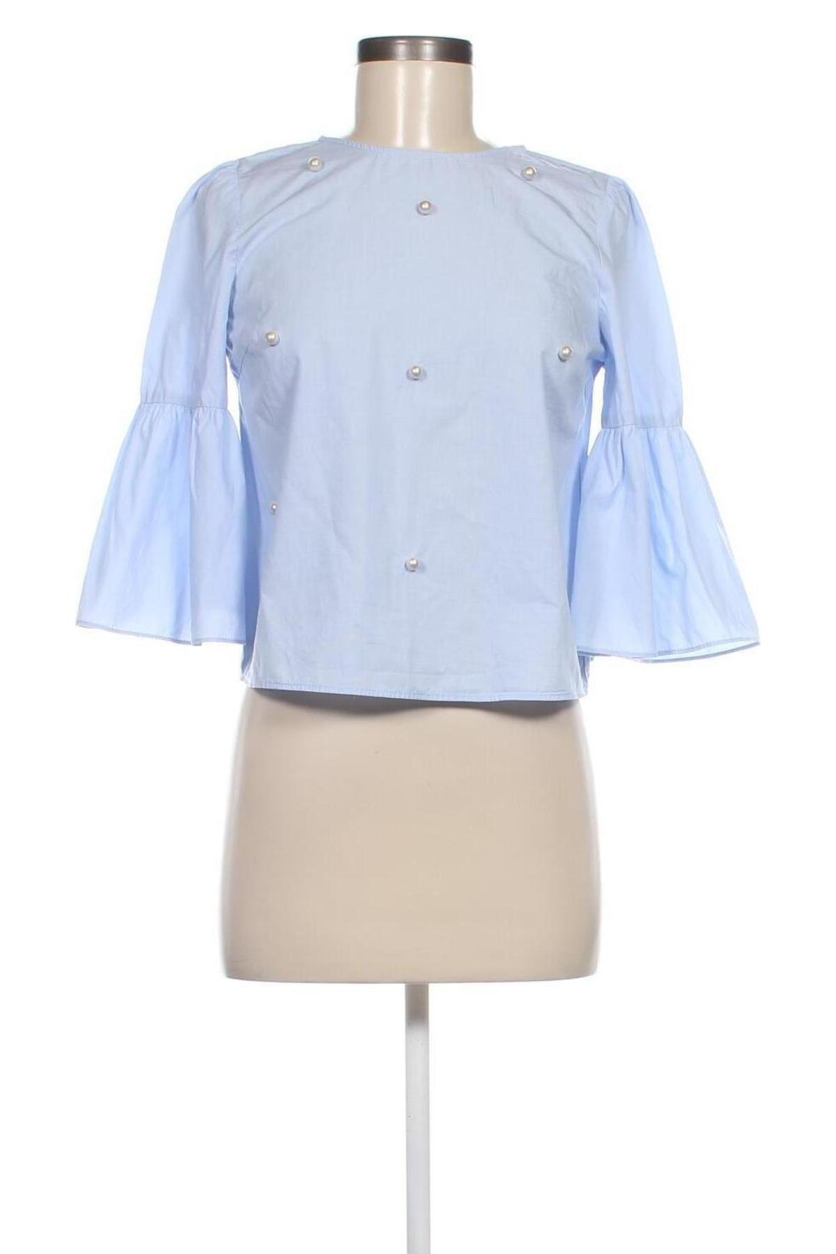 Damen Shirt Zara, Größe S, Farbe Blau, Preis 13,84 €