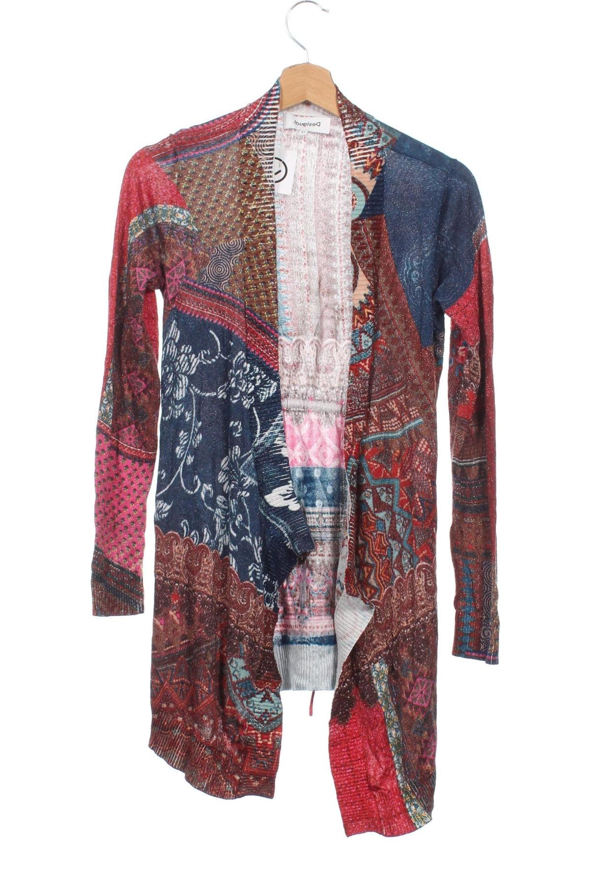 Damen Strickjacke Desigual, Größe XS, Farbe Mehrfarbig, Preis € 12,99