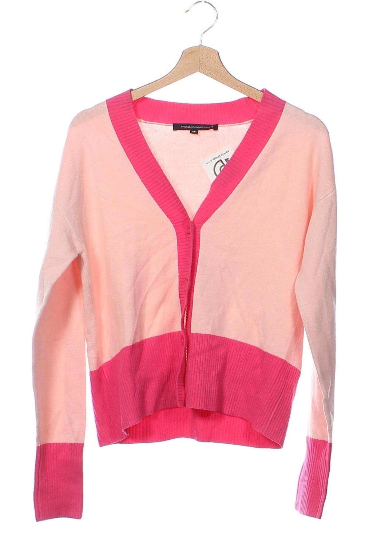 Cardigan de damă French Connection, Mărime XS, Culoare Roz, Preț 142,99 Lei