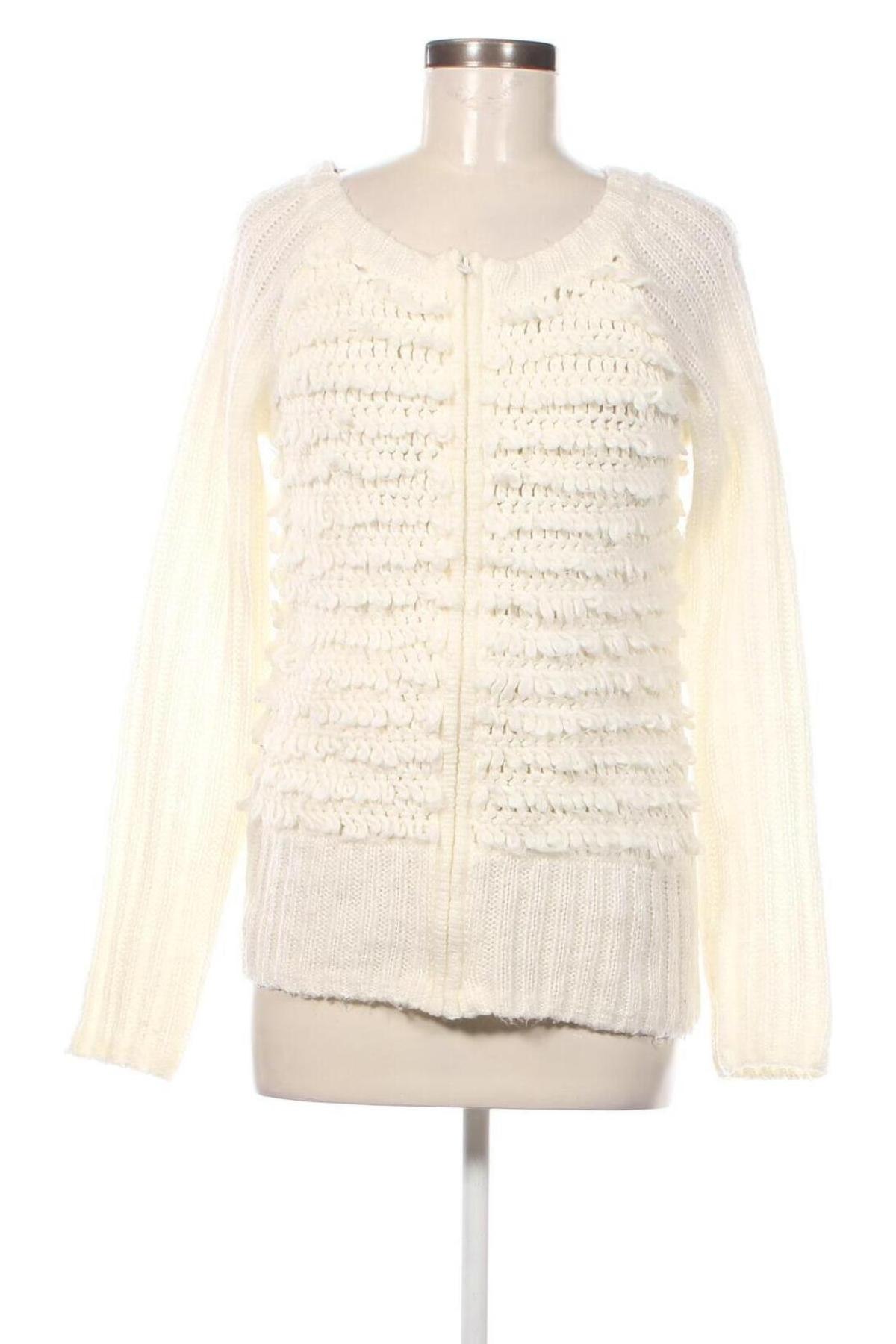 Cardigan de damă Gina, Mărime M, Culoare Alb, Preț 94,99 Lei