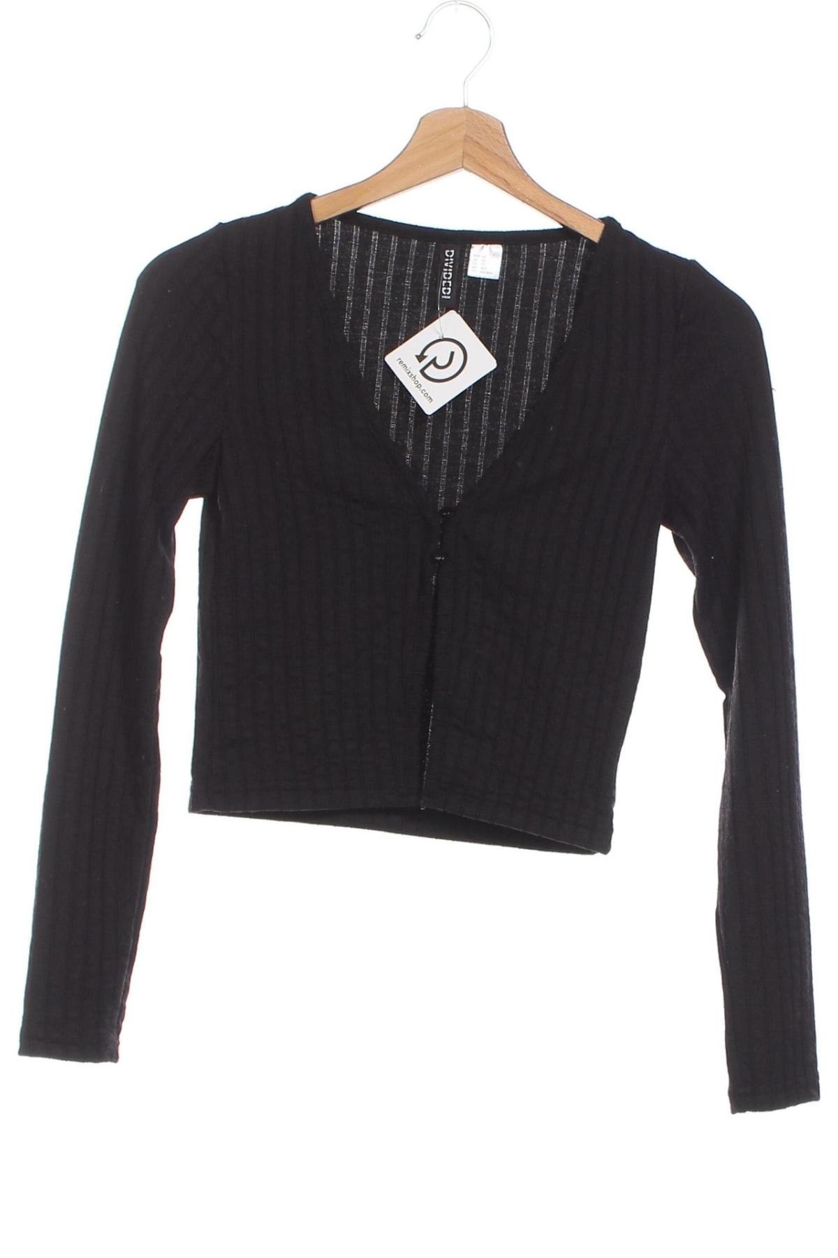 Cardigan de damă H&M Divided, Mărime XS, Culoare Negru, Preț 94,99 Lei