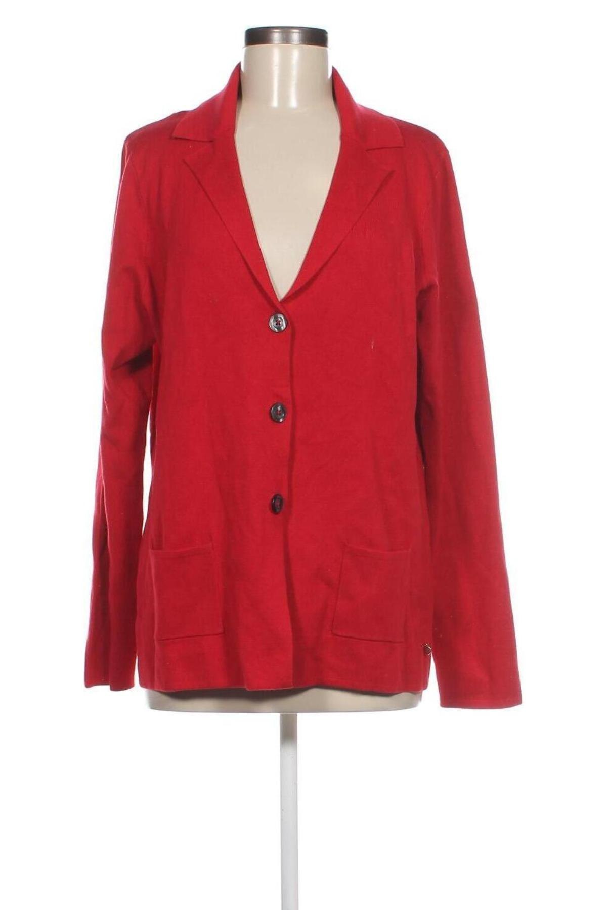 Damen Strickjacke Jette, Größe L, Farbe Rot, Preis 27,99 €