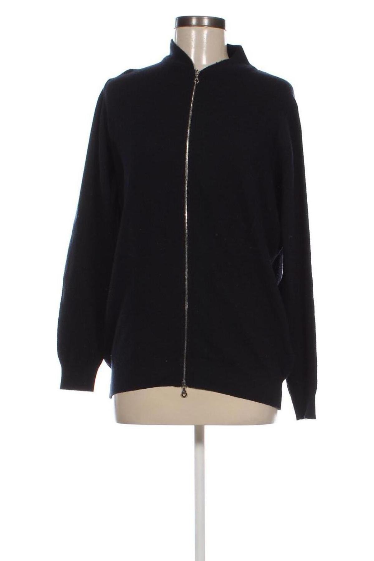 Cardigan de damă John Smedley, Mărime L, Culoare Albastru, Preț 111,99 Lei