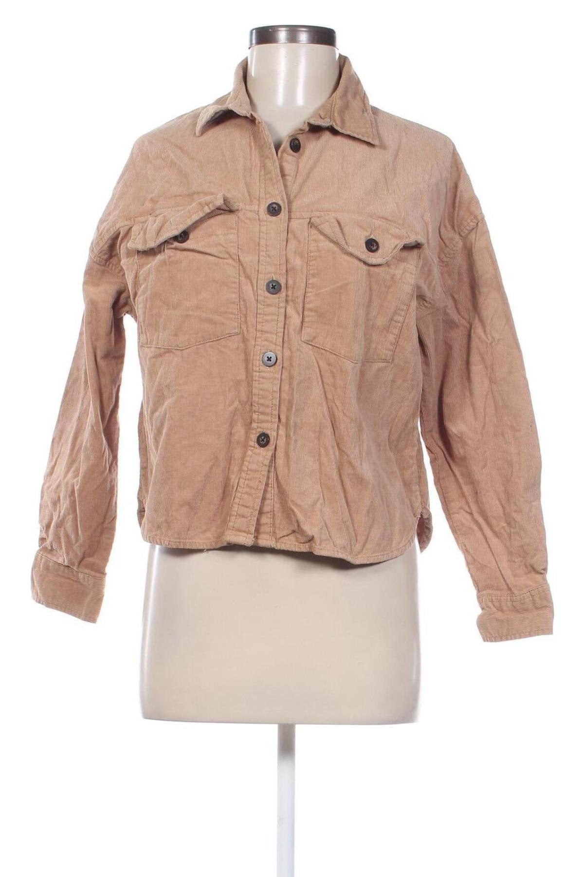 Damenbluse Bershka, Größe S, Farbe Beige, Preis 4,99 €