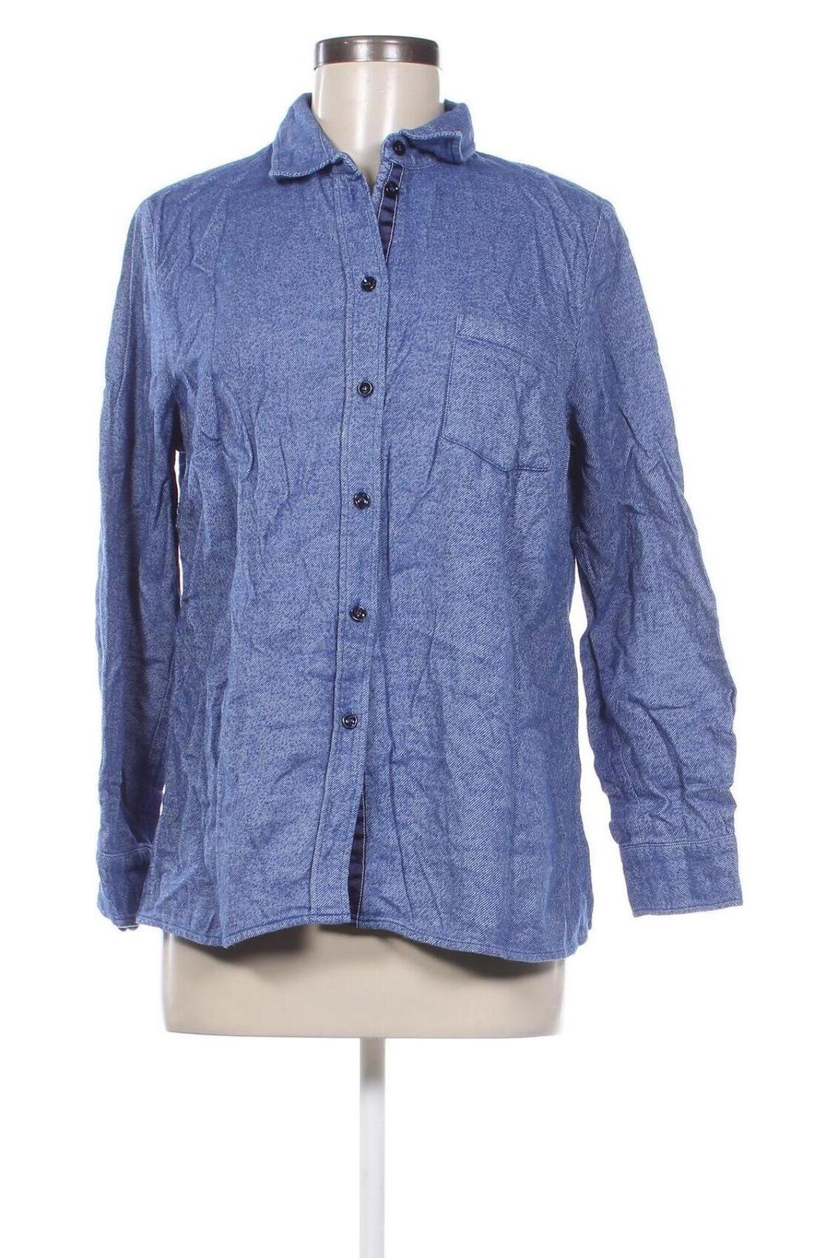 Damenbluse Peter Hahn, Größe L, Farbe Blau, Preis € 34,99