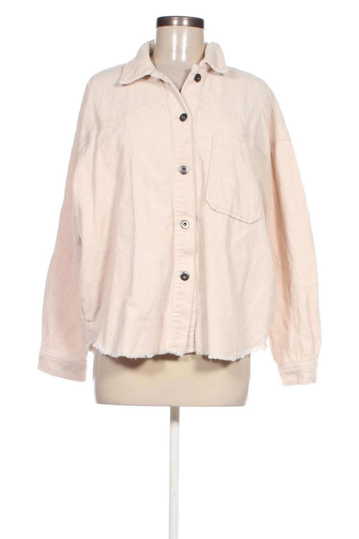 Damenbluse Zara, Größe L, Farbe Beige, Preis 18,99 €