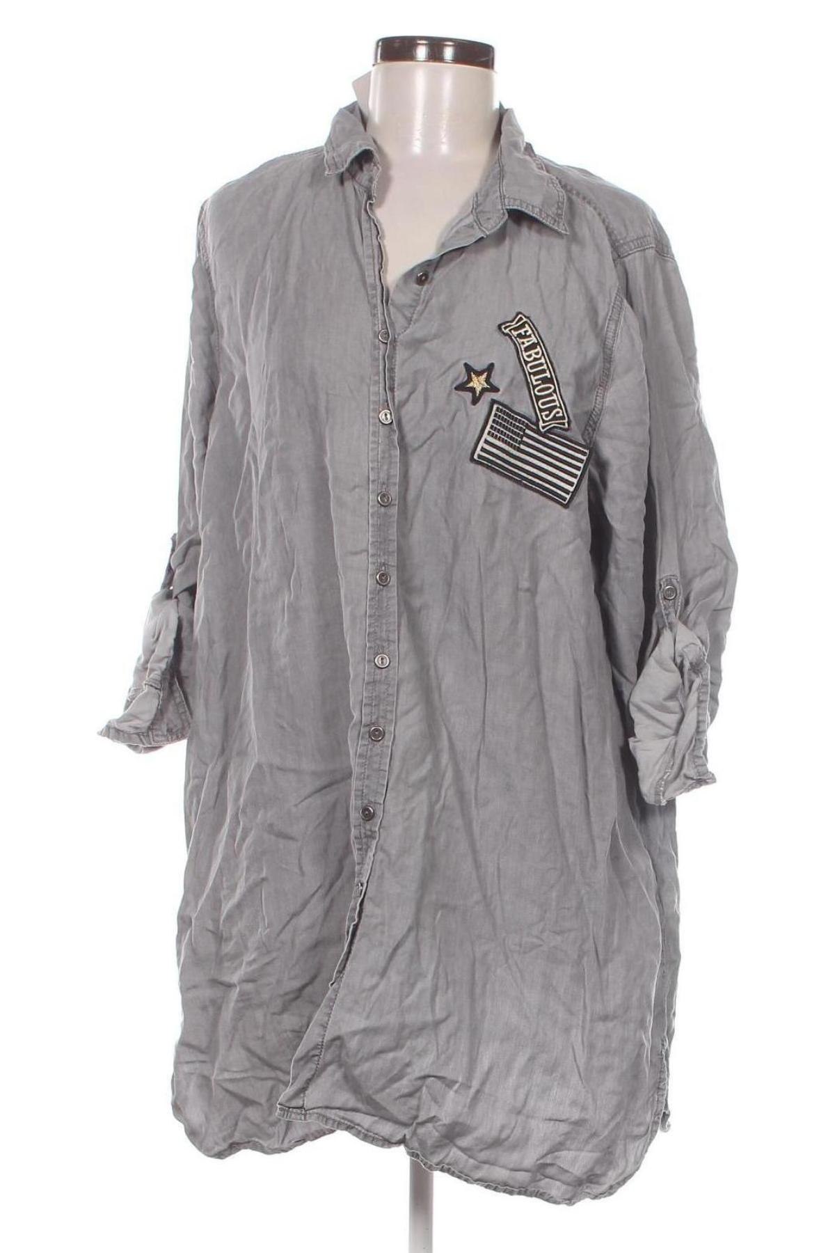 Damenbluse Zizzi, Größe M, Farbe Grau, Preis € 19,95